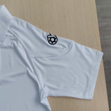 Custom polo sweatsuit casual embroidered print breathable ladies knitted polo shirts