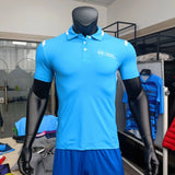 Custompolo jersey embroidered print breathable summer short sleeve polo shirt