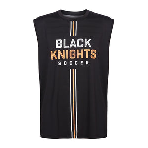 Custom Logo high quality polyester and cotton Leisure sleeveless t shirt
