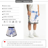 Sky City Angler Ice Cream Casual Shorts Men's and Women's Blue and White