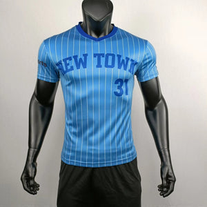 High-end custom football t-shirts sublimation comfortable jersey football jersey